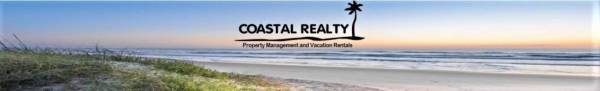 coastal realty vacation rentals icon with beach in the background